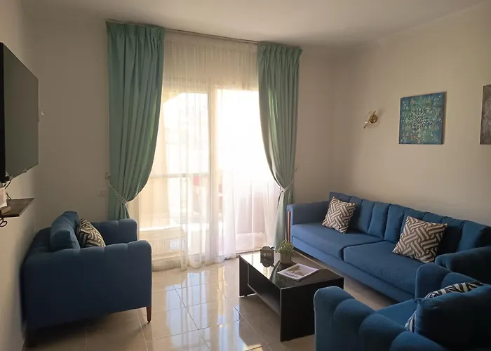 Stella Makadi Aquapark, Private Beach, Wi-fi Apartman Gurdaka