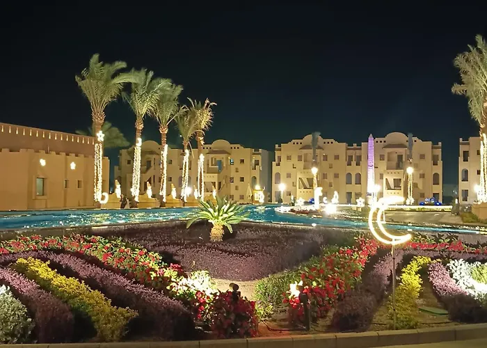 Stella Makadi Aquapark, Private Beach, Wi-fi Apartman Gurdaka