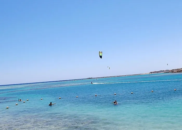 Stella Makadi Aquapark, Private Beach, Wi-fi Apartman Gurdaka